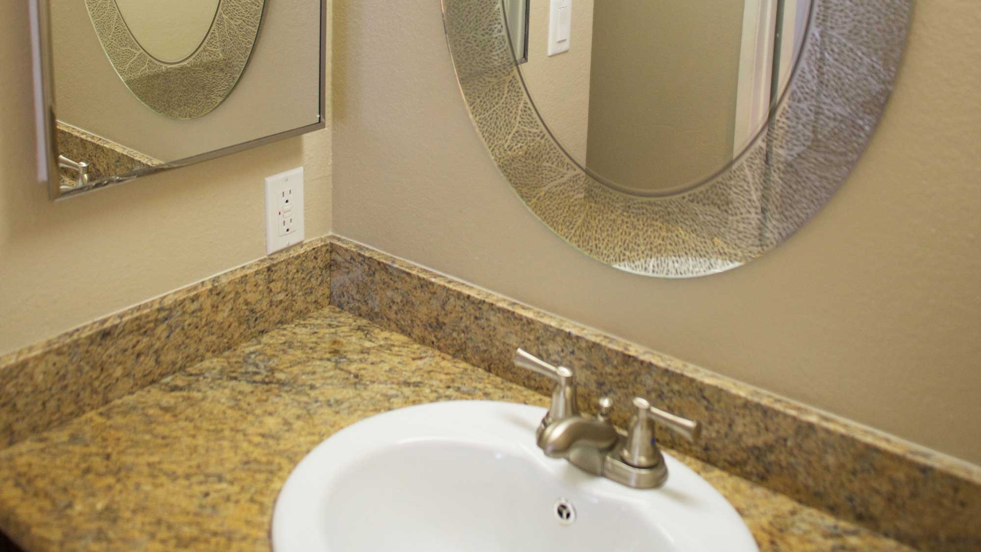 Apartment bathroom sink