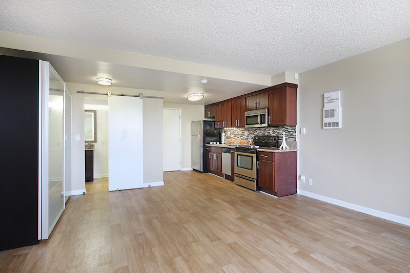 The Bixby dwelling looking towards kitchen
